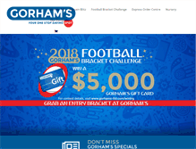 Tablet Screenshot of gorhams-ltd.com